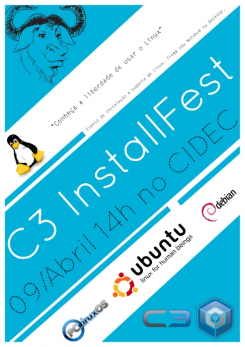 Cartaz do Install Fest